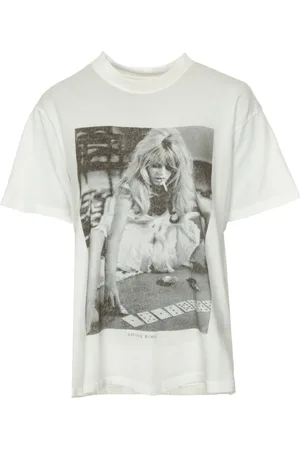 ANINE BING Mujer, Camisetas, Blanco, Talla: S
