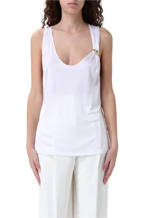 Elisabetta Franchi Mujer, Camisetas, Blanco, Talla: S