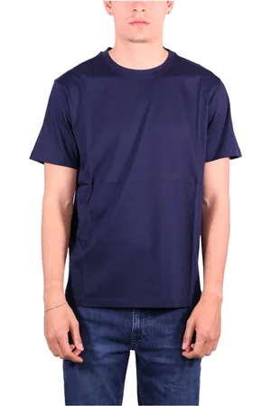 KANGRA CASHMERE Hombre, Camisetas, Azul, Talla: L