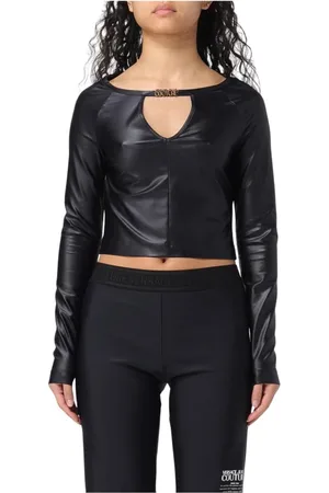 VERSACE Mujer, Camisetas, Negro, Talla: S