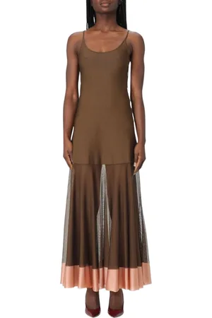 Fendi Mujer, Vestidos, Marrón, Talla: S