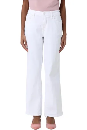 7 for all Mankind Mujer, Vaqueros, Blanco, Talla: W30