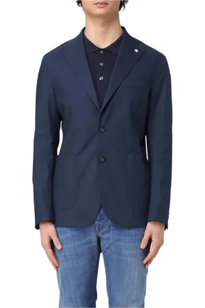 Manuel Ritz Hombre, Chaquetas, Azul, Talla: S