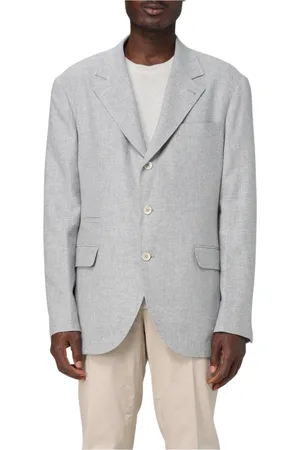 Brunello Cucinelli Hombre, Chaquetas, Gris, Talla: 2XL