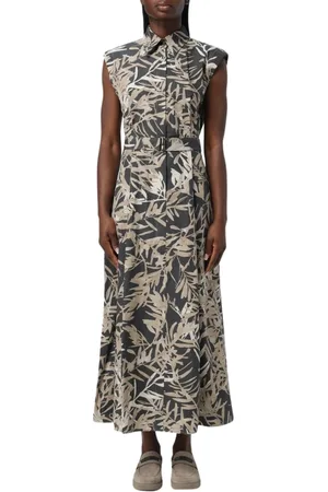 Brunello Cucinelli Mujer, Vestidos, Marrón, Talla: L