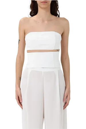 HANITA Mujer, Camisetas, Blanco, Talla: M