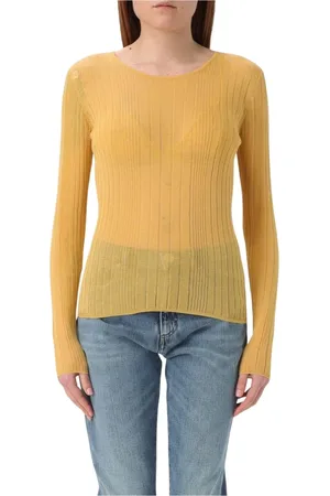 Pinko Mujer, Jerseys, Amarillo, Talla: L