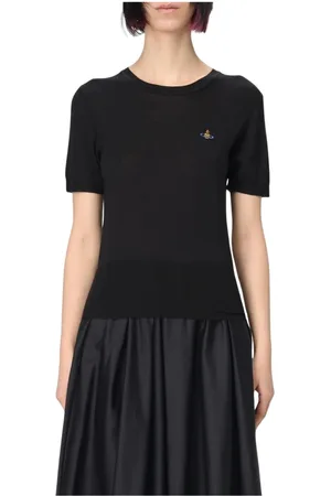 Vivienne Westwood Mujer, Camisetas, Negro, Talla: S