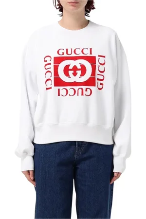 Gucci Mujer, Sudaderas, Blanco, Talla: ONE Size