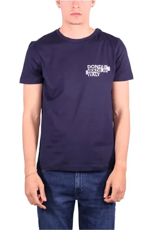 Dondup Hombre, Camisetas, Azul, Talla: S