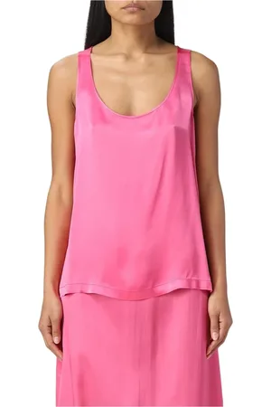 SEMICOUTURE Mujer, Camisetas, Rosa, Talla: 2XL