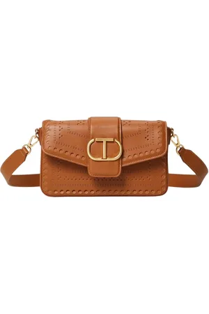 Twin-Set Mujer, Bolsos, Marrón, Talla: ONE Size