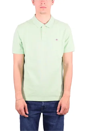 GANT Hombre, Camisetas, Verde, Talla: S