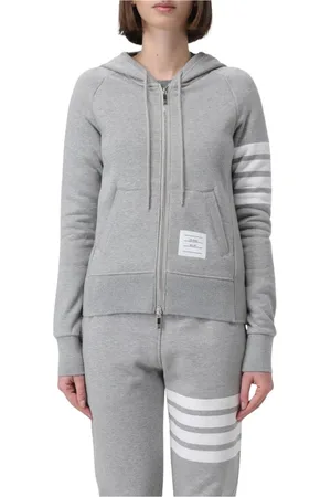 Thom Browne Mujer, Sudaderas, Gris, Talla: S