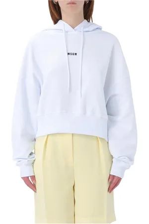 Msgm Mujer, Sudaderas, Blanco, Talla: S