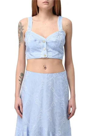Etro Mujer, Camisetas, Azul, Talla: XS