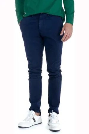 HARMONT&BLAINE Hombre, Pantalones, Azul, Talla: S