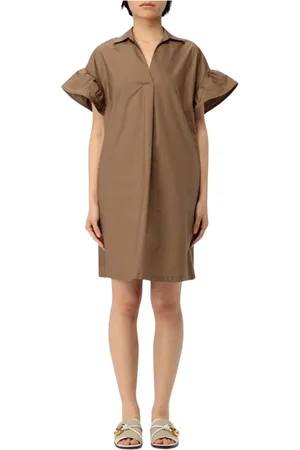 Kaos Mujer, Vestidos, Marrón, Talla: L
