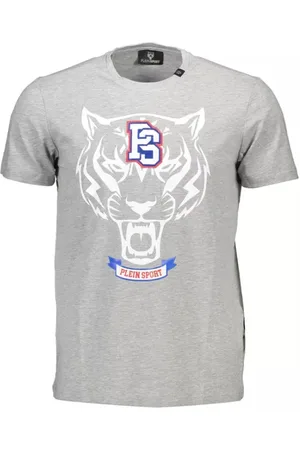 Philipp Plein Hombre, Camisetas, Gris, Talla: M
