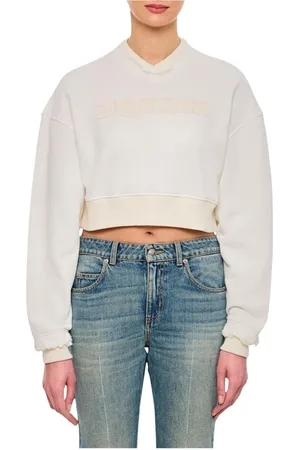 Alexander McQueen Mujer, Sudaderas, Blanco, Talla: S