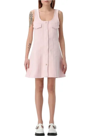 Ganni Mujer, Vestidos, Rosa, Talla: M