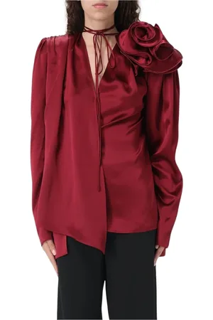 MAGDA BUTRYM Mujer, Blusas y Camisas, Rojo, Talla: S