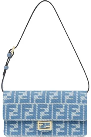 Fendi Mujer, Bolsos, Azul, Talla: ONE Size