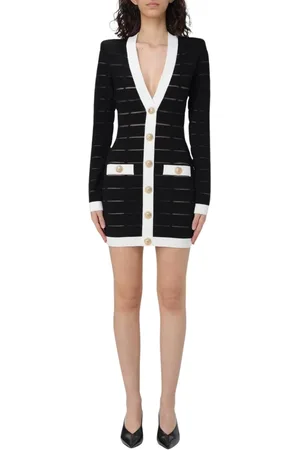 Balmain Mujer, Vestidos, Negro, Talla: 2XS