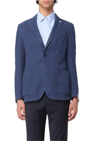 LUIGI BIANCHI MANTOVA Hombre, Chaquetas, Azul, Talla: M