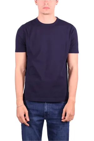 KANGRA CASHMERE Hombre, Camisetas, Azul, Talla: M