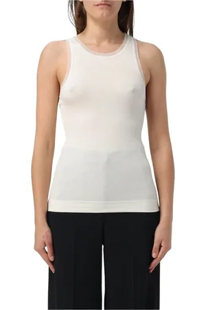 REMAIN Birger Christensen Mujer, Camisetas, Blanco, Talla: M