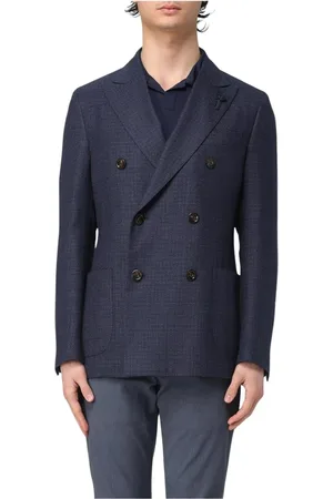 LARDINI Hombre, Chaquetas, Azul, Talla: M