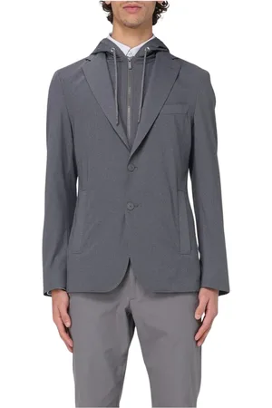 HUGO BOSS Hombre, Chaquetas, Gris, Talla: M