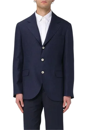 Brunello Cucinelli Hombre, Chaquetas, Azul, Talla: M