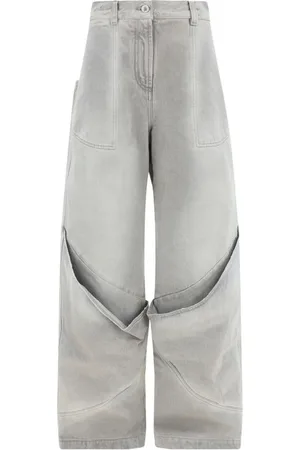 The Attico Mujer, Vaqueros, Gris, Talla: W25