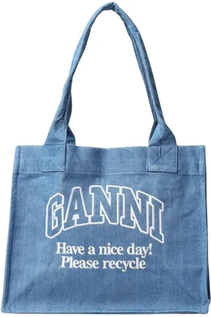 Ganni Mujer, Bolsos, Azul, Talla: ONE Size