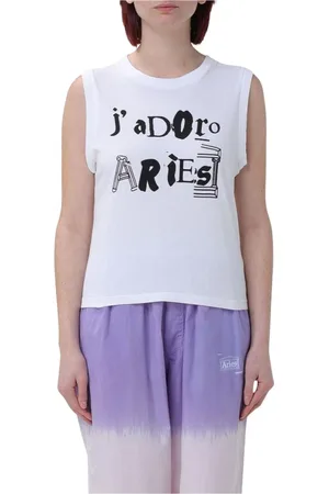 ARIES Mujer, Camisetas, Blanco, Talla: M