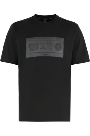 HUGO BOSS Hombre, Camisetas, Negro, Talla: 2XL