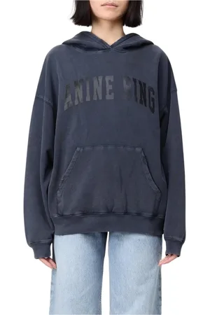 ANINE BING Mujer, Sudaderas, Negro, Talla: S