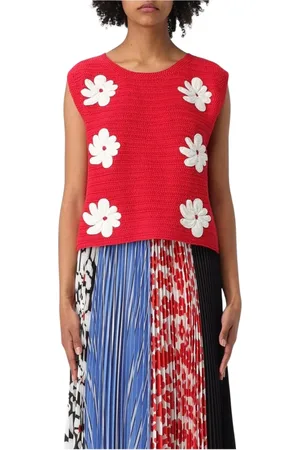 Msgm Mujer, Camisetas, Rojo, Talla: M