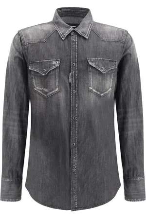 Dsquared2 Hombre, Camisas, Negro, Talla: L