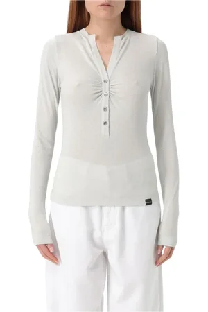 Pinko Mujer, Camisetas, Gris, Talla: S