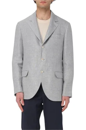 Brunello Cucinelli Hombre, Chaquetas, Gris, Talla: 3XL