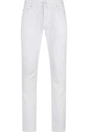 Jacob Cohen Hombre, Vaqueros, Blanco, Talla: W32