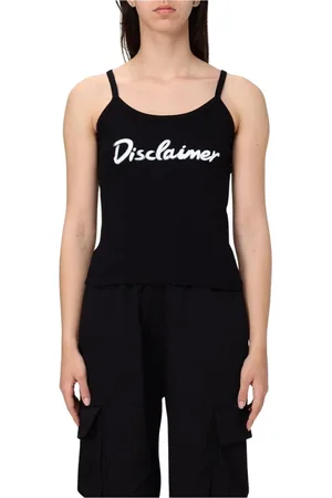 DISCLAIMER Mujer, Camisetas, Negro, Talla: S