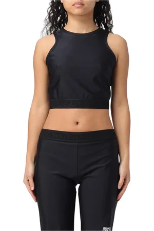 VERSACE Mujer, Camisetas, Negro, Talla: 3XS
