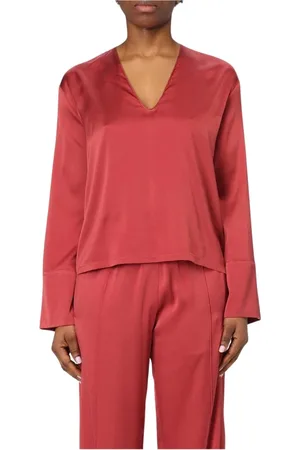 FORTE FORTE Mujer, Blusas y Camisas, Rojo, Talla: L