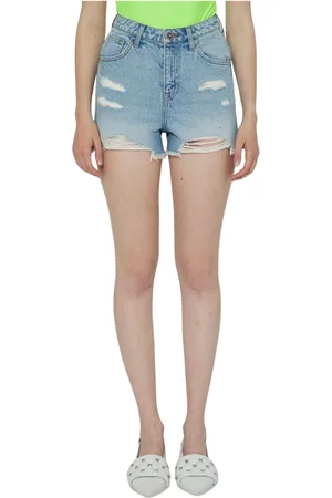 John Richmond Mujer, Pantalones cortos, Azul, Talla: W31