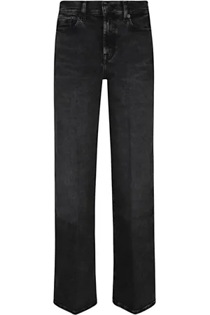 7 for all Mankind Mujer, Vaqueros, Negro, Talla: W24