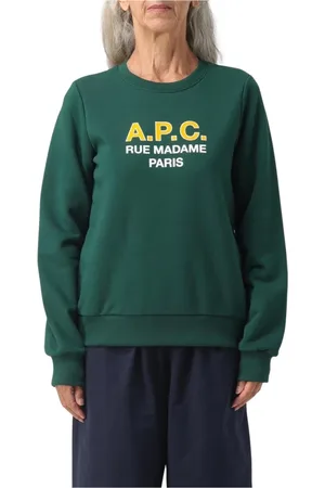 A.P.C. Mujer, Sudaderas, Verde, Talla: S